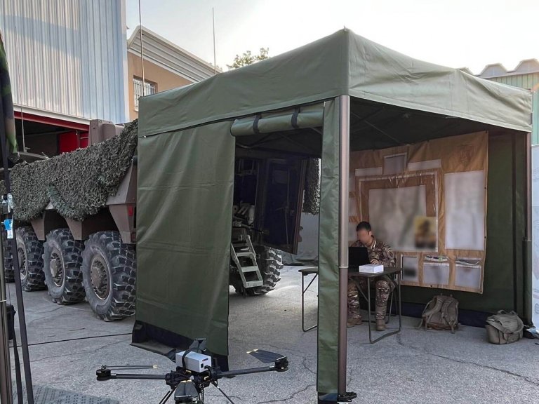 Tente PC militaire
